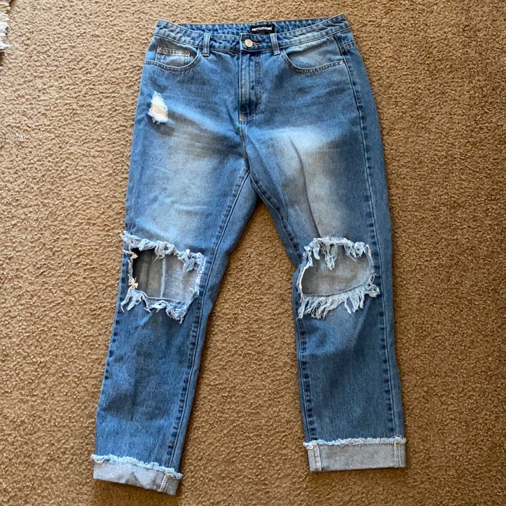Pretty Little Thing boyfriend jeans